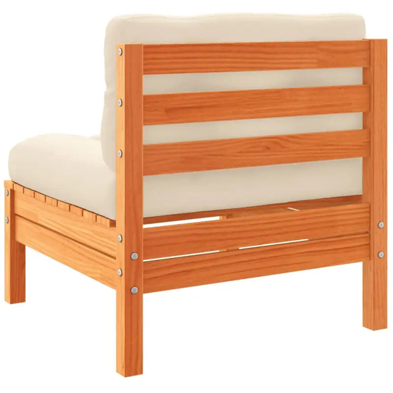 Modulair tuinset van massief grenenhout voor een comfortabele zitervaring - Tuinsets