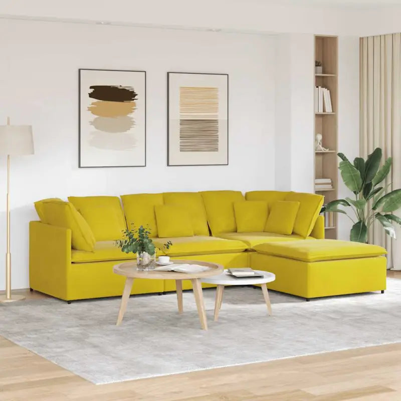 Modulaire bank met elegante vormgeving en perfecte afmetingen voor je leefruimte - Banken