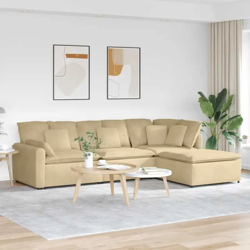 Modulaire bank met elegante vormgeving en perfecte afmetingen zitting - grijsgroen - Bankelementen