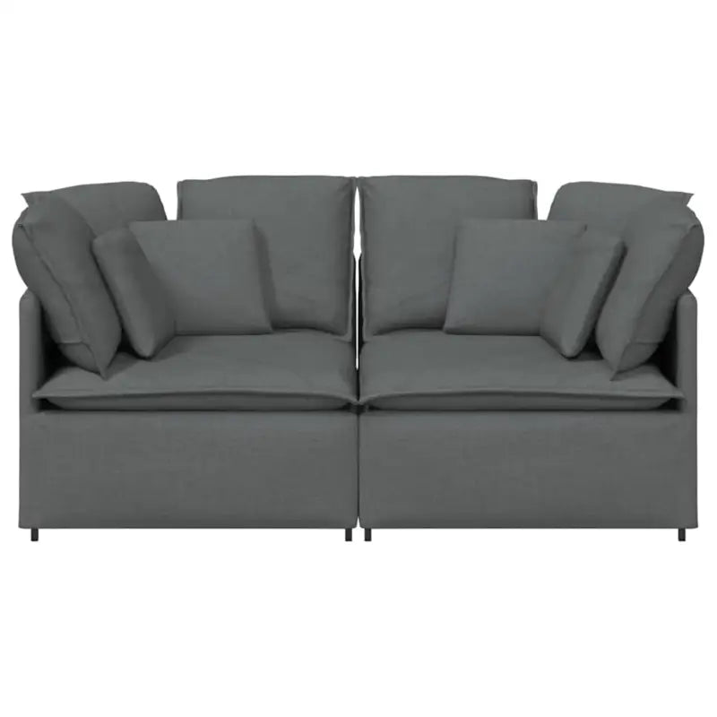 Modulaire bank voor dagelijks gebruik met groot kussen en elegant design - Banken