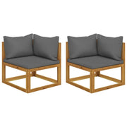 Modulaire houten tuinbank set voor buitengebruik - Modulaire tuinbanken
