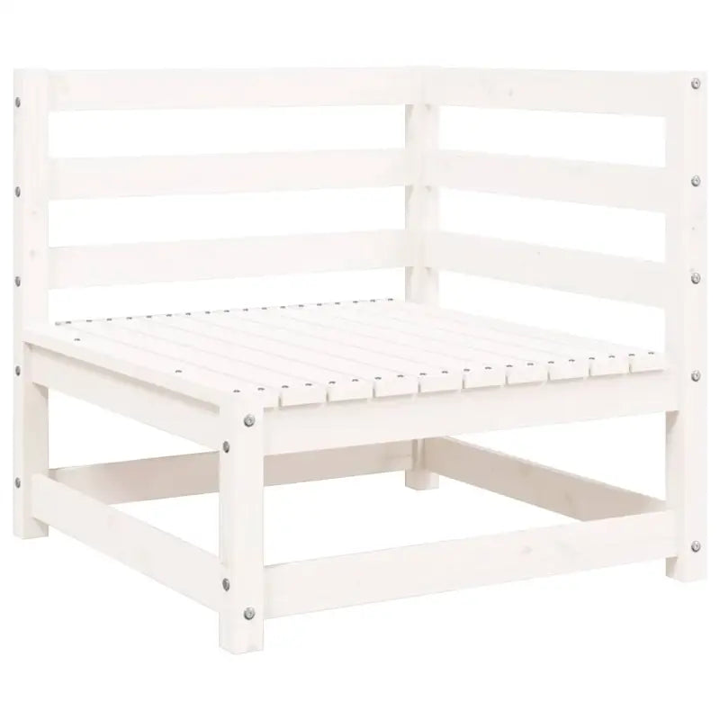 Modulaire houten tuinbank van massief grenenhout voor gezellige tuinen - Modulaire tuinbanken