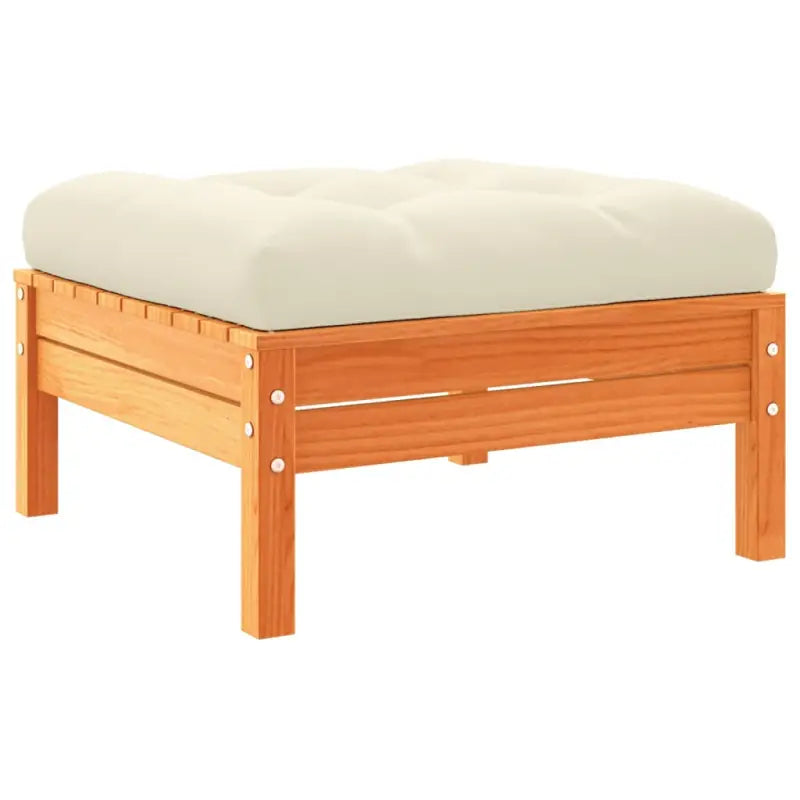 Modulaire loungeset in massief grenenhout voor een comfortabele zitervaring - Tuinsets