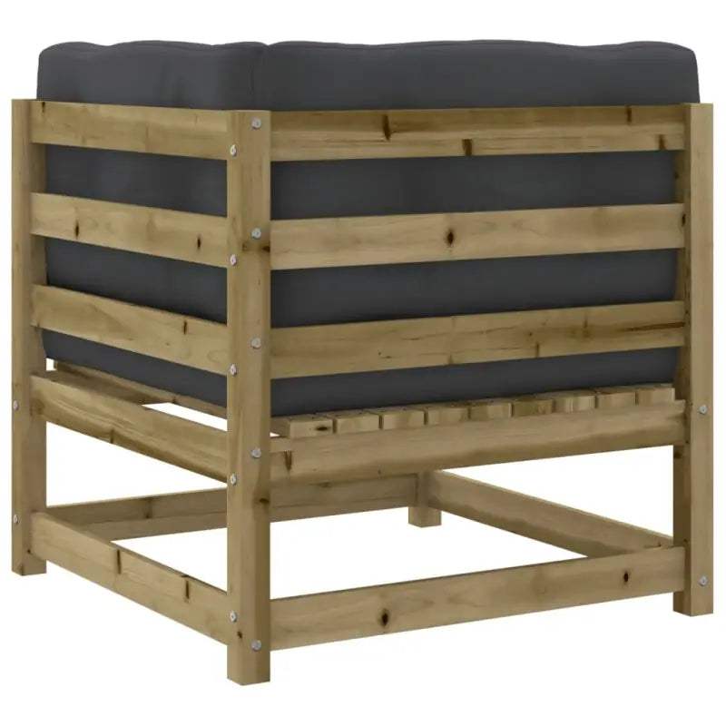Modulaire loungeset met hoogte rugleuning voor comfortabele zitervaring - Tuinsets