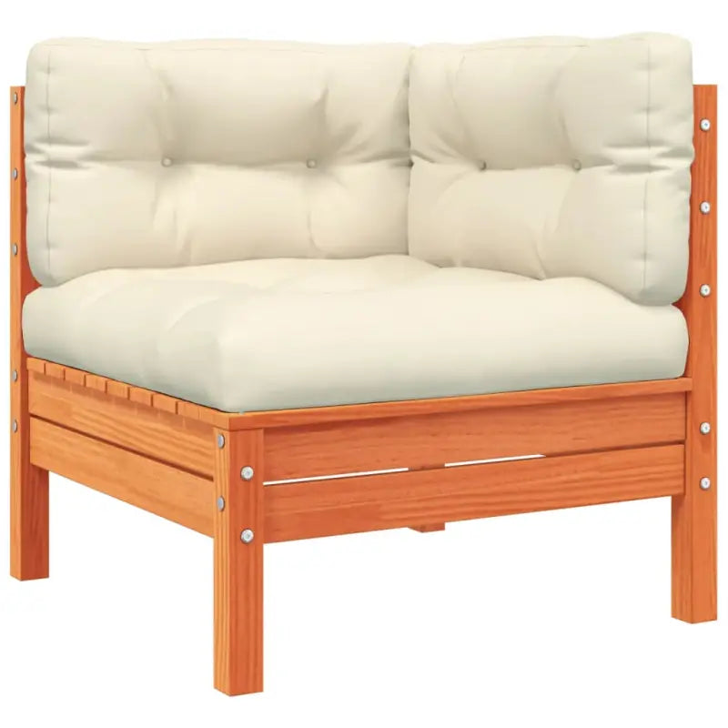 Modulaire loungeset van massief grenenhout voor een comfortabele zitervaring - Tuinsets