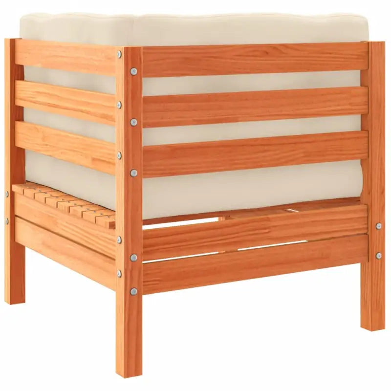 Modulaire loungeset van massief grenenhout voor een comfortabele zitervaring - Tuinsets