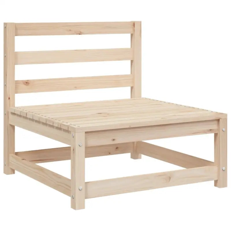 Modulaire loungeset van massief grenenhout voor tuin en terras - Tuinsets