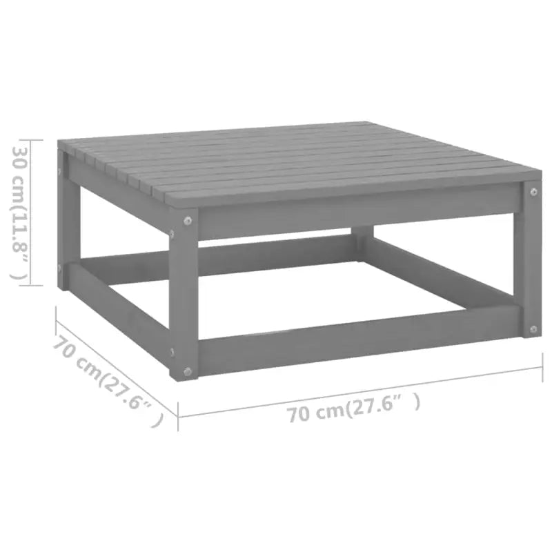 Modulaire tuinbank met massief grenenhout voor ontspanning - Modulaire tuinbanken