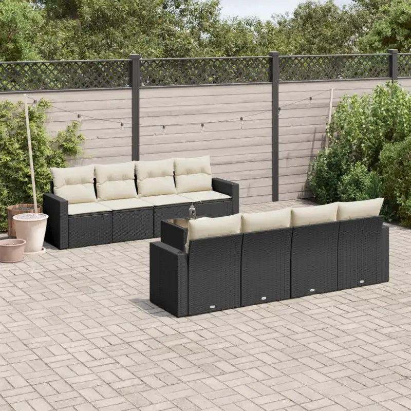 Modulaire tuinbank met waterdichte tas en zwart gepoedercoat staal - Modulaire tuinbanken