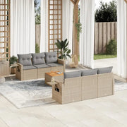 Modulaire tuinbank set met beige materiaal en gepoedercoat staal - Modulaire tuinbanken