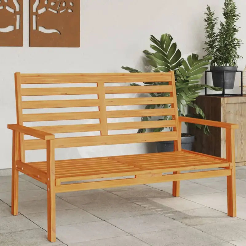 Modulaire tuinbank van massief acaciahout voor een comfortabele zitervaring - Bruin / 1 / Bank - Modulaire tuinbanken