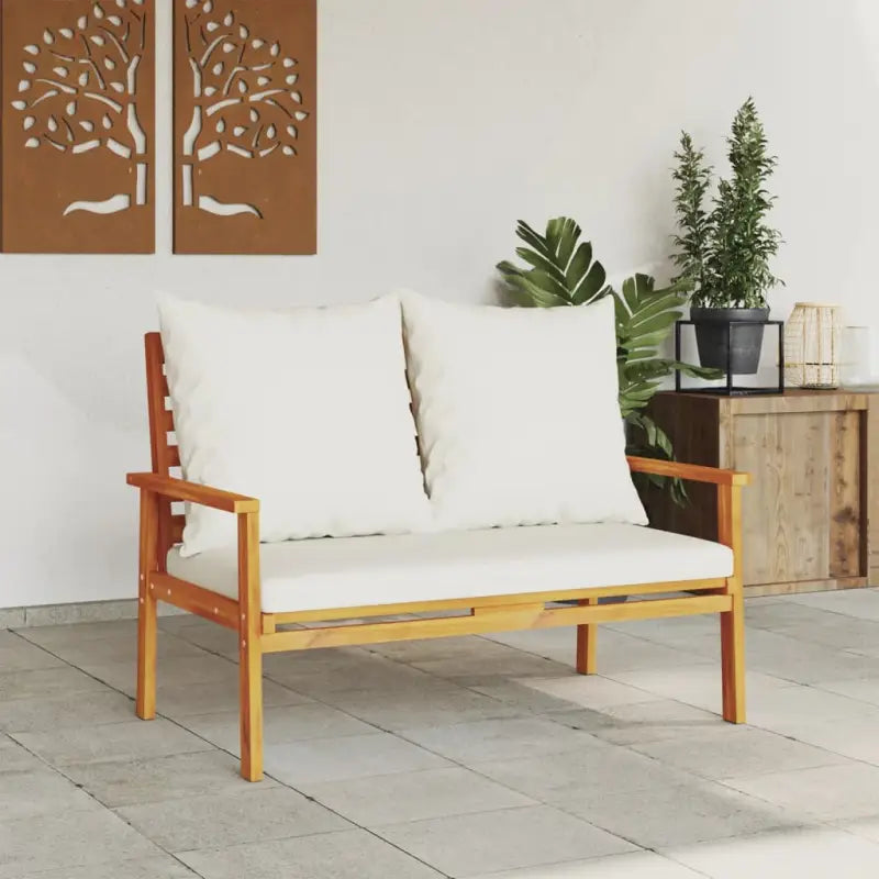 Modulaire tuinbank van massief acaciahout voor een comfortabele zitervaring - Modulaire tuinbanken