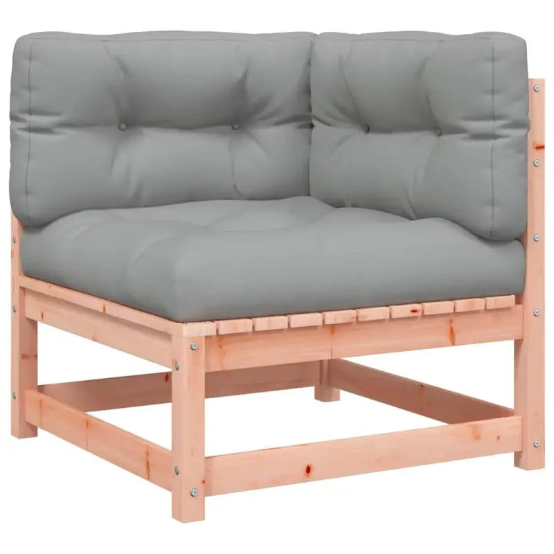 Modulaire tuinbank van massief douglashout met kussens voor je tuin - Modulaire tuinbanken