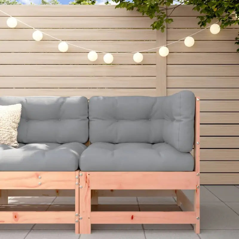 Modulaire tuinbank van massief douglashout voor terras en patio - Douglashout / 1 / Hoekbank - Modulaire tuinbanken