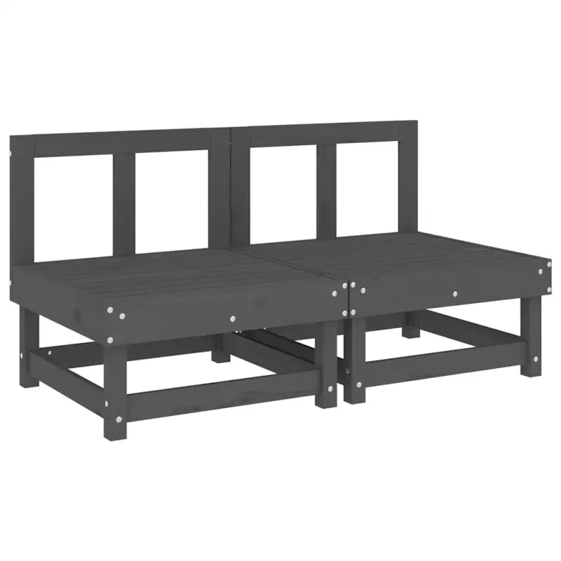 Modulaire tuinbank van massief grenenhout met zachte kussens - Modulaire tuinbanken