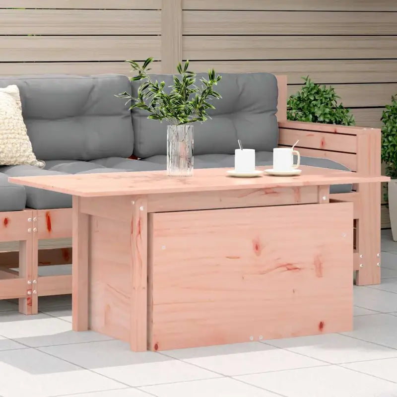 Modulaire tuinbank van massief grenenhout voor terras en patio - Onbehandeld douglashout / 1 / Tuintafel - Modulaire