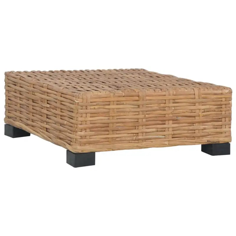 Modulaire tuinbank voetensteun in natuurlijk rattan met levering bevat - Modulaire tuinbanken