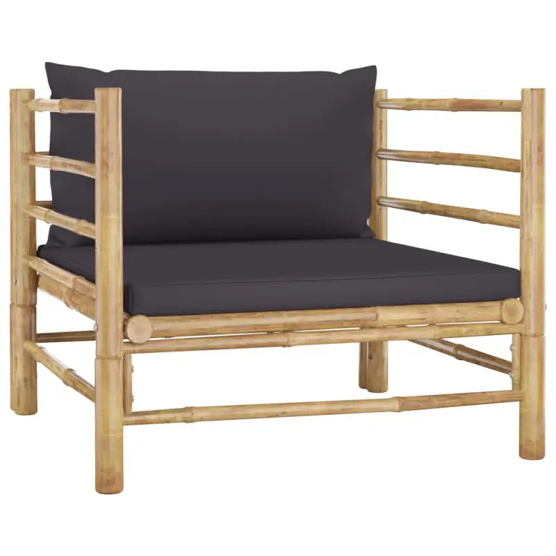 Modulaire tuinbank voor gezellige zithoek in je tuin of terras - Donkergrijs / 1 / Fauteuil - Modulaire tuinbanken
