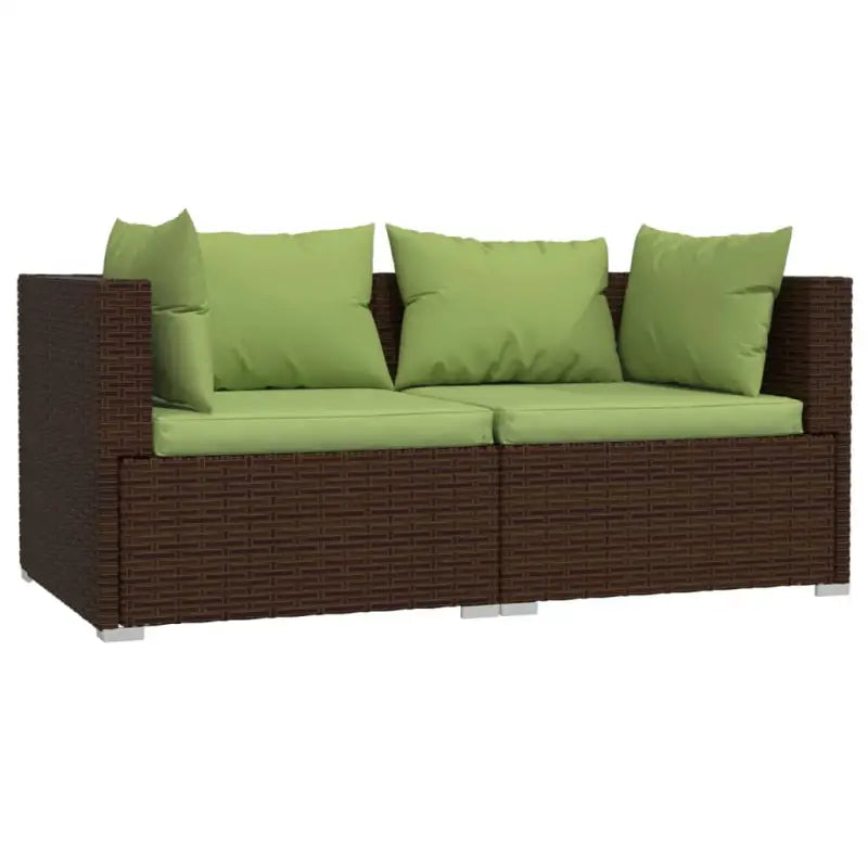 Modulaire tuinbanken met klein rugkussen voor comfortabele outdoor ontspanning - Modulaire tuinbanken