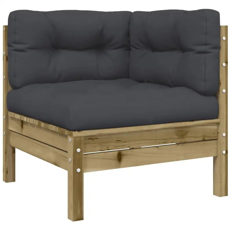 Modulaire tuinset met comfortabele zitervaring en ruime afmetingen zitting - Tuinsets