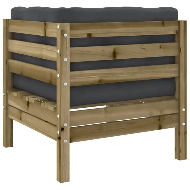 Modulaire tuinset met comfortabele zitervaring en ruime afmetingen zitting - Tuinsets
