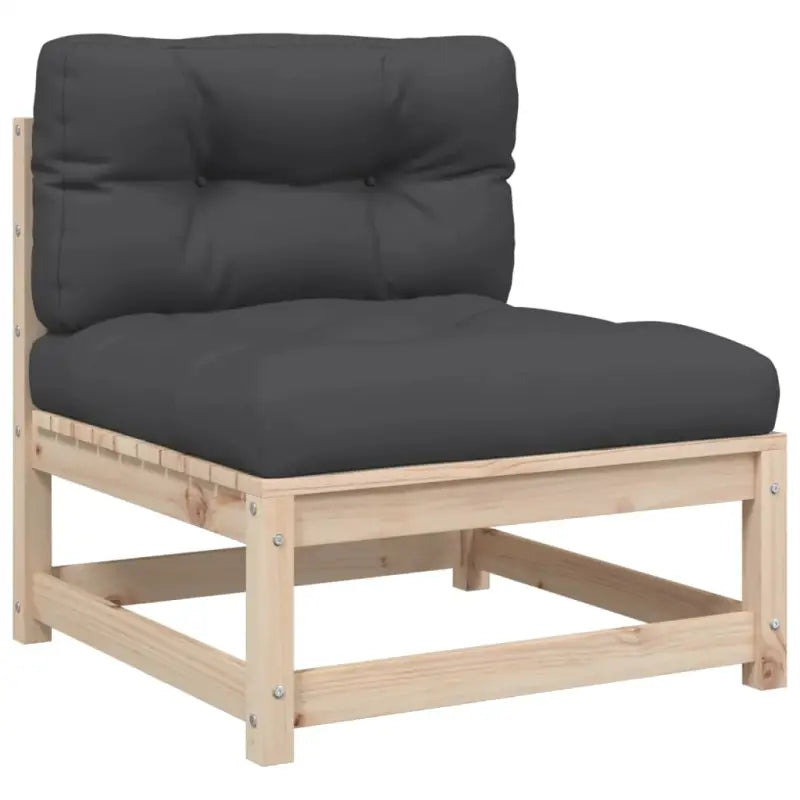 Modulaire tuinset van massief grenenhout voor een comfortabele zitervaring - Tuinsets