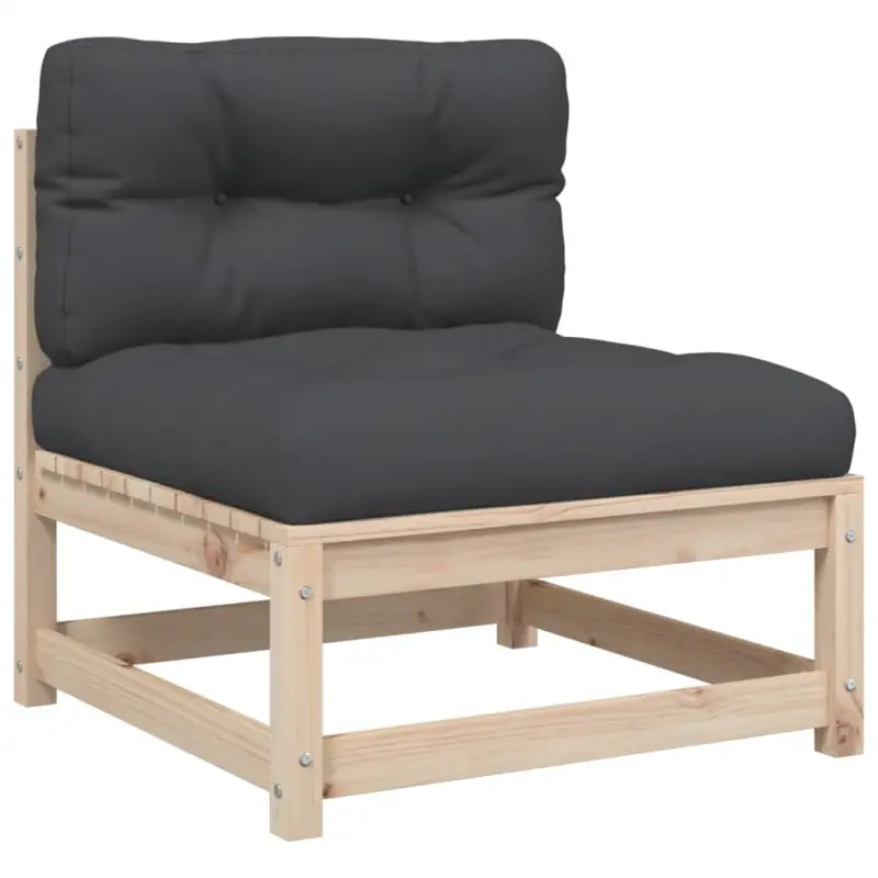Modulaire tuinset van massief grenenhout voor een comfortabele zitervaring - Tuinsets