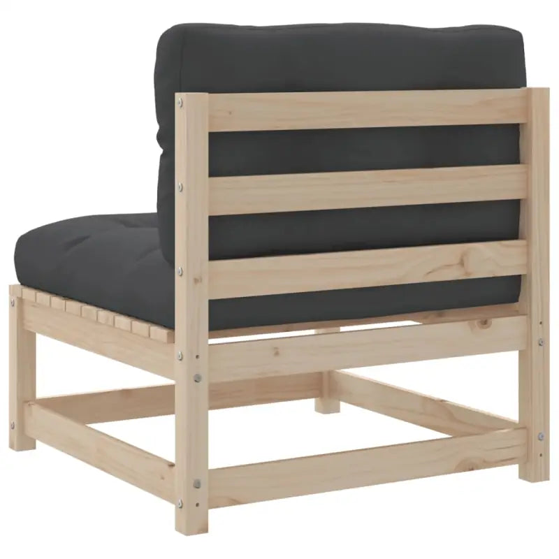 Modulaire tuinset van massief grenenhout voor een comfortabele zitervaring - Tuinsets