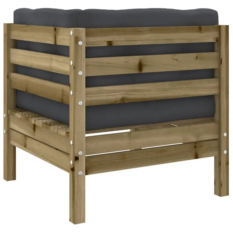 Modulaire tuinset voor een comfortabele zitervaring en ideale afmetingen zitting - Tuinsets