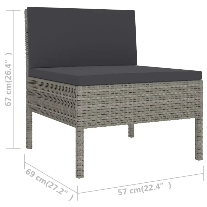 Modulaire tuinset voor gezellige en ontspannen buitenruimte - Tuinsets