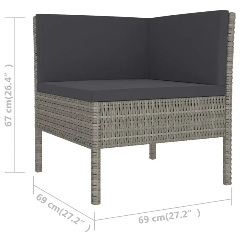 Modulaire tuinset voor gezellige en ontspannen buitenruimte - Tuinsets