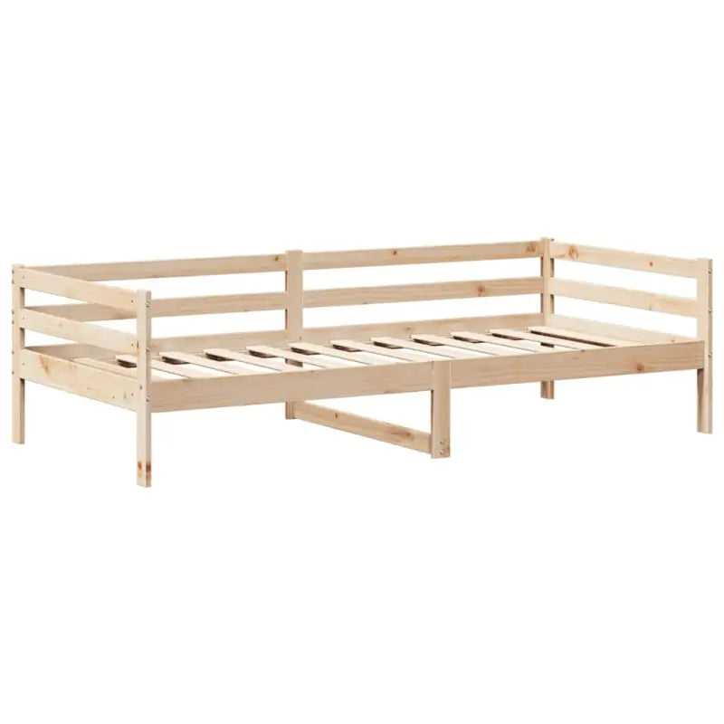 Multi-inzetbare slaapbank van massief grenenhout met open zijdeur - Bedden & bedframes