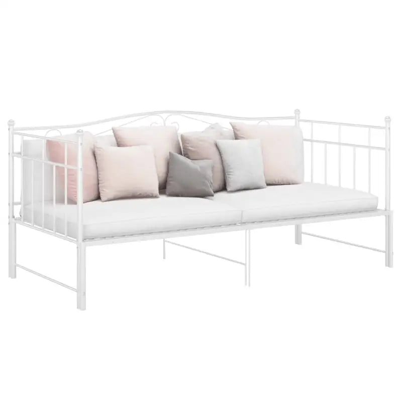 Multifunctioneel bedbank met afmetingen geschikt voor gasten en dagelijks gebruik - Wit - Bedden & bedframes