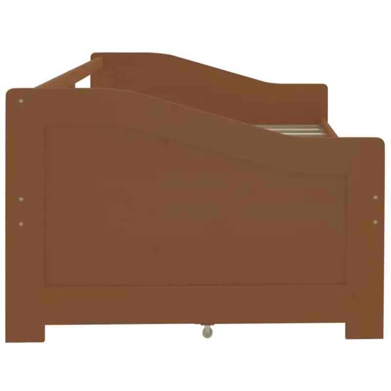 Multifunctioneel bedbank van massief grenenhout met praktische lade - Bedden & bedframes