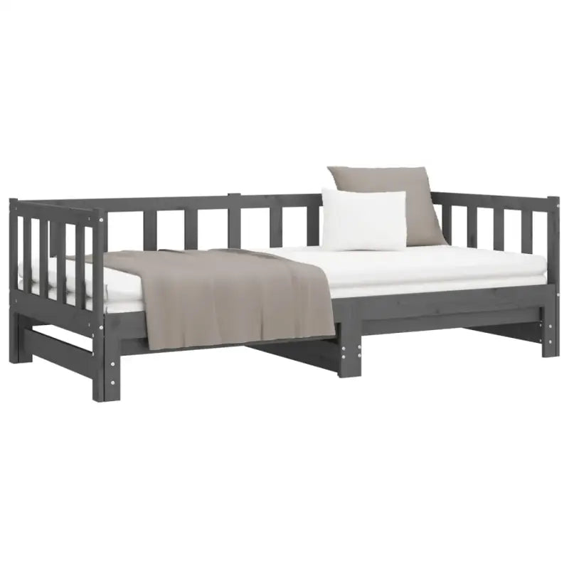Multifunctioneel slaapbank van massief grenenhout met handige totale afmetingen - Bedden & bedframes