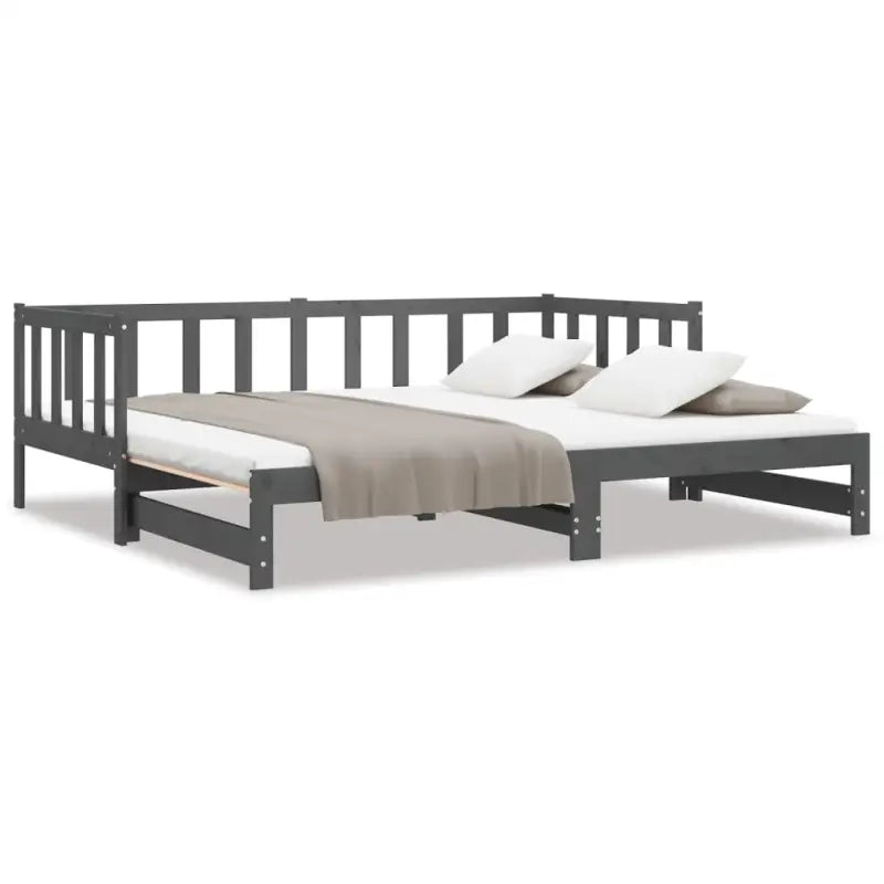 Multifunctioneel slaapbank van massief grenenhout met handige totale afmetingen - Bedden & bedframes