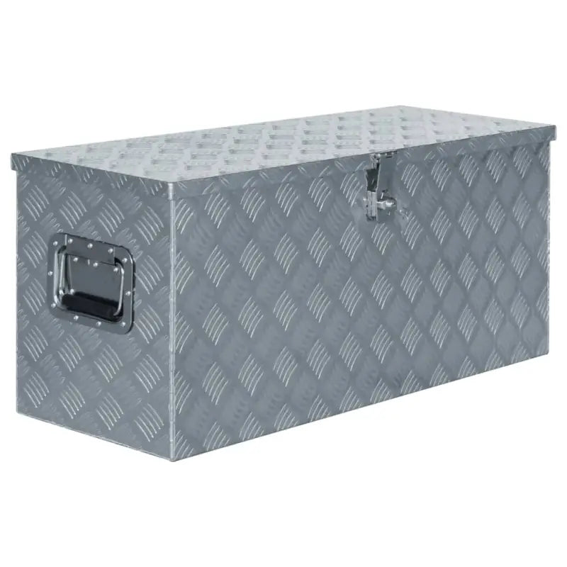 Multifunctionele Aluminium Opbergbox met praktische handgreep voor opslag - Zilver / 90.5 x 35 x 40 cm / 1
