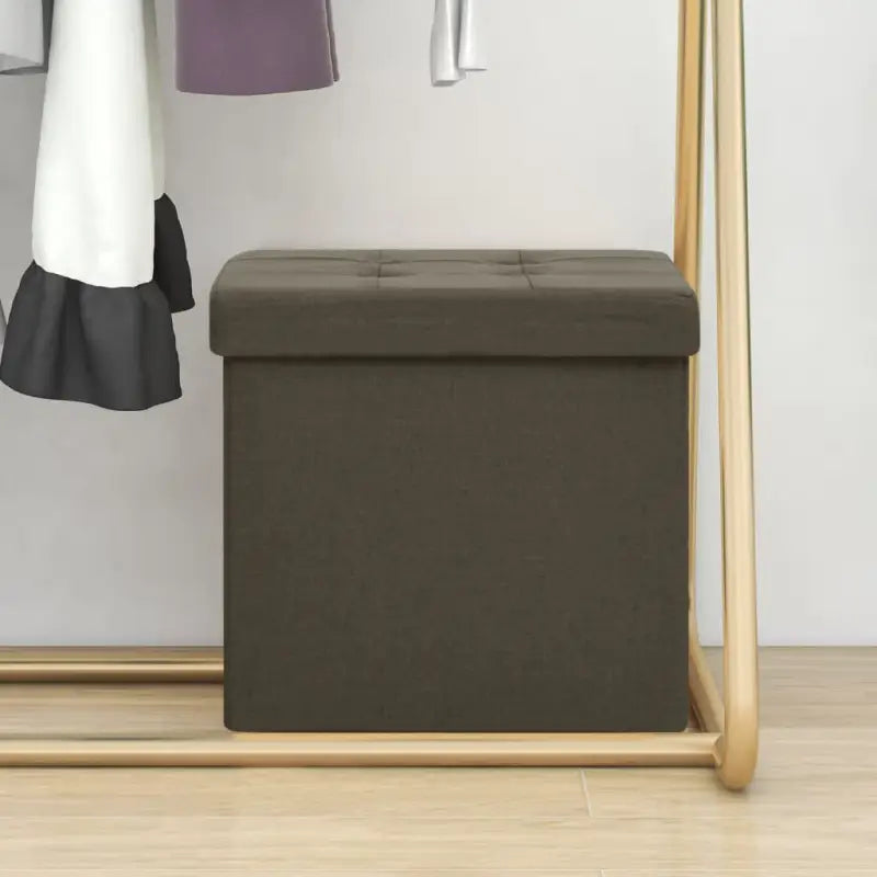 Multifunctionele inklapbare opbergkrukken en klapstoelen - Donkerbruin / 1 - Klapstoelen & krukken