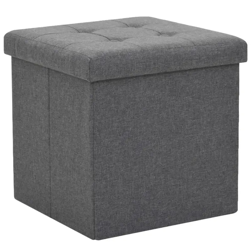 Multifunctionele inklapbare opbergkrukken en klapstoelen - Donkergrijs / 1 - Klapstoelen & krukken