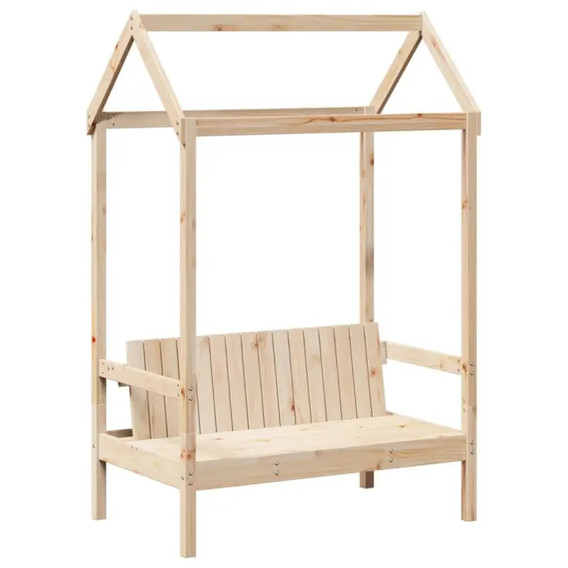 Multifunctionele massief grenenhouten slaapbank en bank voor slaapkamer en woonkamer - Naturel / 90 x 200 cm - Bedden &