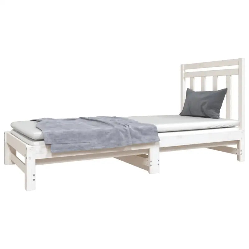 Multifunctionele slaapbank van massief grenenhout met aanpasbare afmetingen - Bedden & bedframes