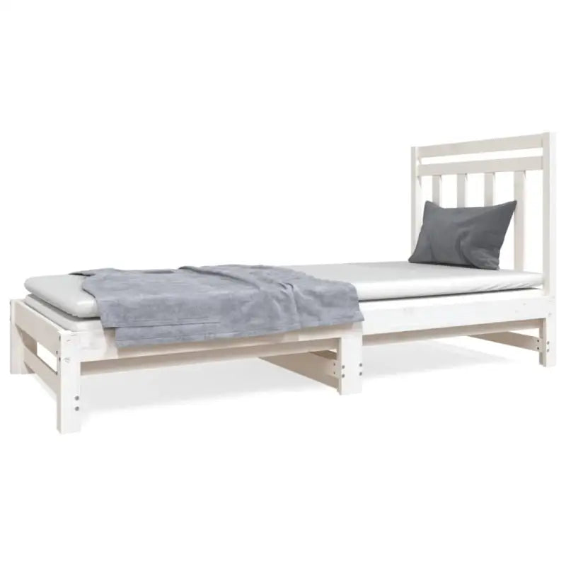 Multifunctionele slaapbank van massief grenenhout met aanpasbare afmetingen - Bedden & bedframes