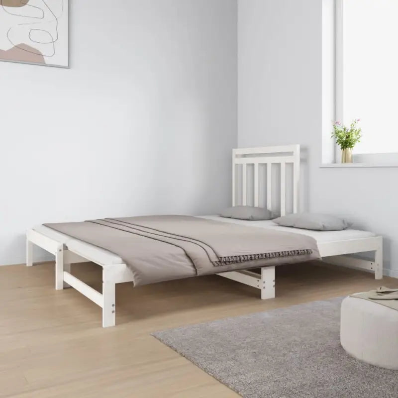 Multifunctionele slaapbank van massief grenenhout met aanpasbare afmetingen - Bedden & bedframes