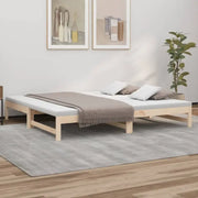 Multifunctionele slaapbank van massief grenenhout met ideale afmetingen - Bedden & bedframes