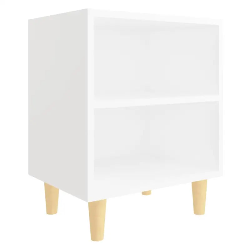 Nachtkastje met houten poten in Scandinavische stijl - Nachtkastjes