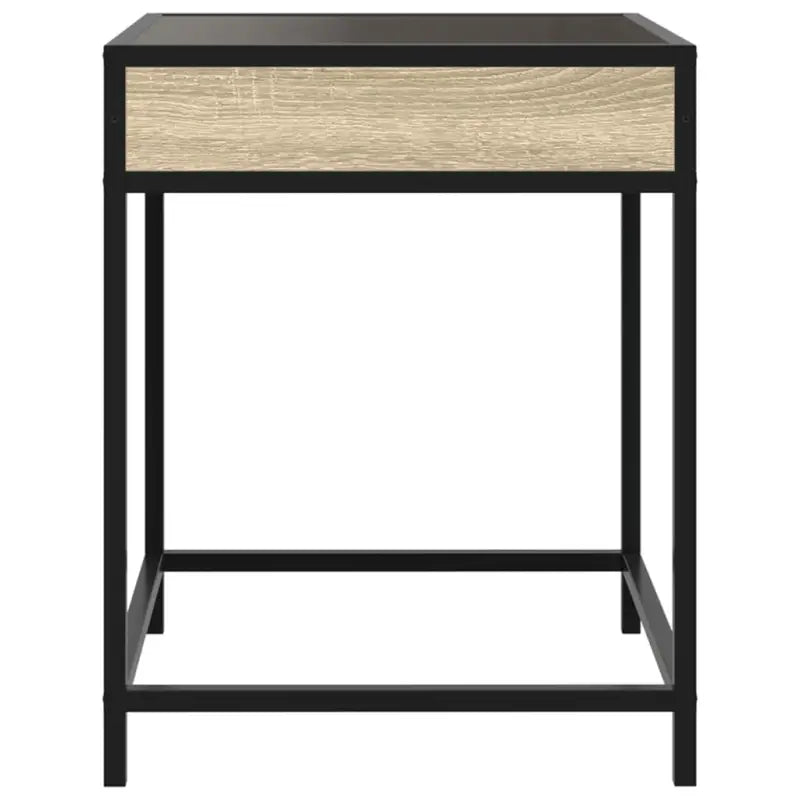 Nachtkastje met infinity LED en bewerkt hout voor een tijdloos interieur - Nachtkastjes