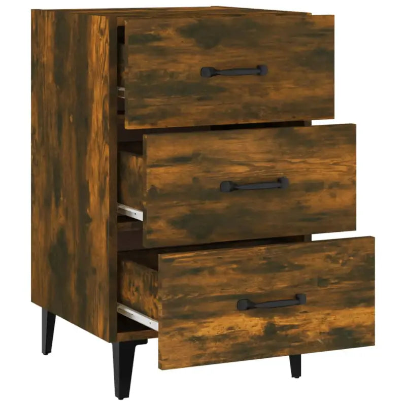 Nachtkastje van bewerkt hout met elegant en tijdloos ontwerp - Nachtkastjes
