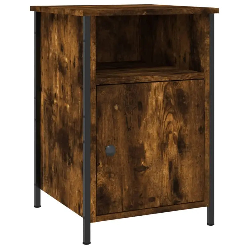 Nachtkastje van bewerkt hout met elegant en tijdloos ontwerp - Nachtkastjes