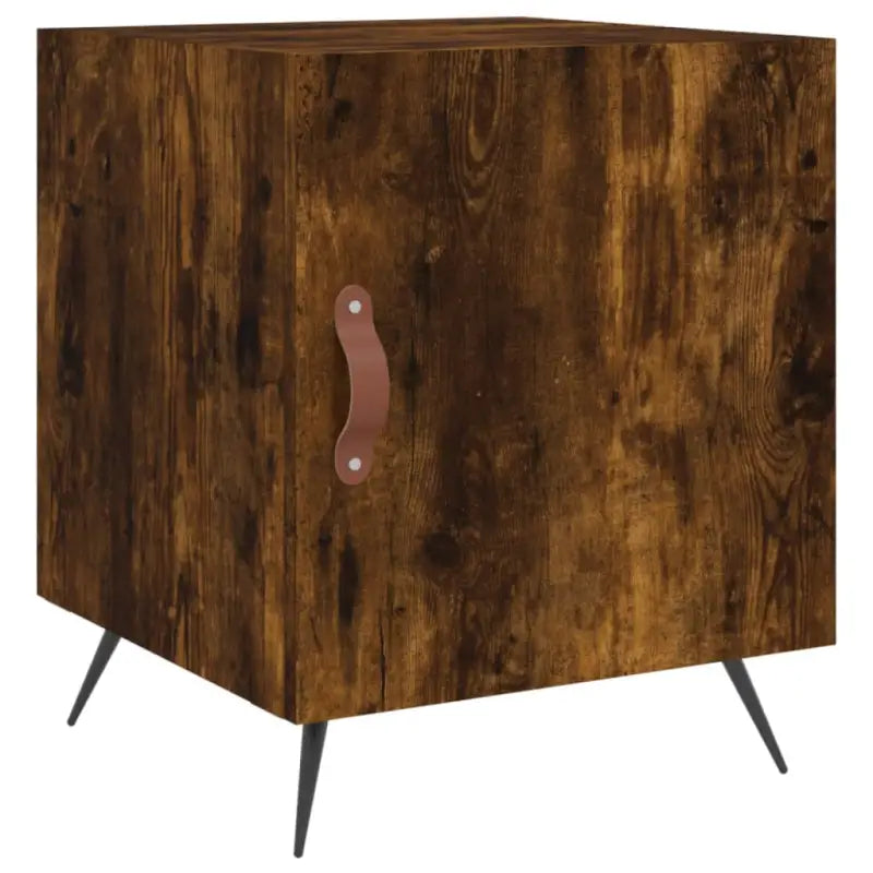 Nachtkastje van bewerkt hout met moderne uitstraling en duurzaam design - Nachtkastjes