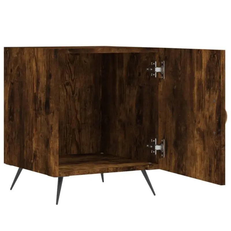 Nachtkastje van bewerkt hout met moderne uitstraling en duurzaam design - Nachtkastjes